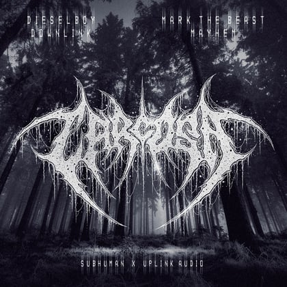 Carcosa album by Dieselboy & Ninjah Fareye - Drum and Bass Cover Art