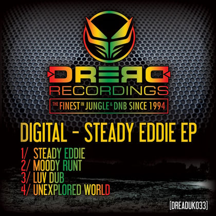 Steady Eddie EP album by Digital - Drum and Bass Cover Art
