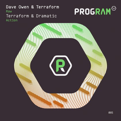 Raw / Action album by Dave Owen - Drum and Bass Cover Art