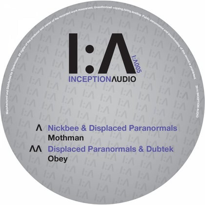 Mothman / OBEY album by Nick Bee - Drum and Bass Cover Art