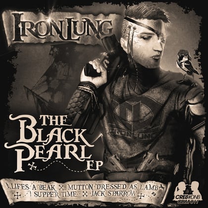 Black Pearl album by Ironlung - Drum and Bass Cover Art