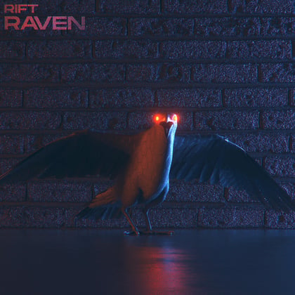 Raven album by Rift - Drum and Bass Cover Art