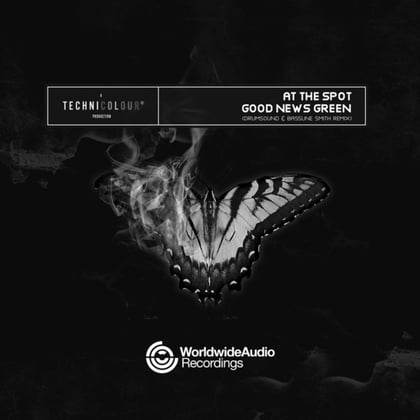 At the Spot / Good News Green album by Technicolour - Drum and Bass Cover Art