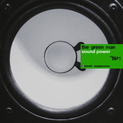 Sound Power (Basswerk CD 08) album by The Green Man (TGM) - Drum and Bass Cover Art