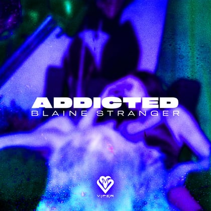 Addicted album by Blaine Stranger - Drum and Bass Cover Art