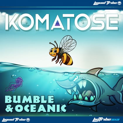 Bumble & Oceanic album by DJ Komatose - Drum and Bass Cover Art