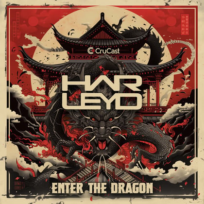 Enter The Dragon EP album by Harley D - Drum and Bass Cover Art