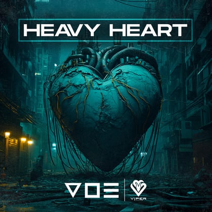Heavy Heart album by V O E - Drum and Bass Cover Art
