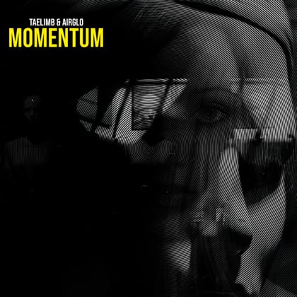 Momentum EP album by AIRGLO - Drum and Bass Cover Art