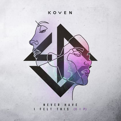 Never Have I Felt This (VIP) album by Koven - Drum and Bass Cover Art