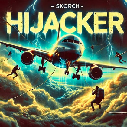 Hijacker album by Skorch - Drum and Bass Cover Art