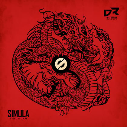 Lindwurm album by Simula - Drum and Bass Cover Art