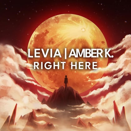 Right Here (2023 Version) album by Levia - Drum and Bass Cover Art