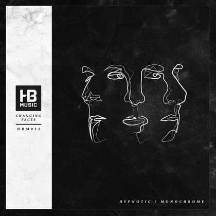 Hypnotic / Monochrome album by Changing Faces - Drum and Bass Cover Art