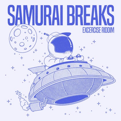 Exercise Riddim album by Samurai Breaks & Hi Hatz - Drum and Bass Cover Art
