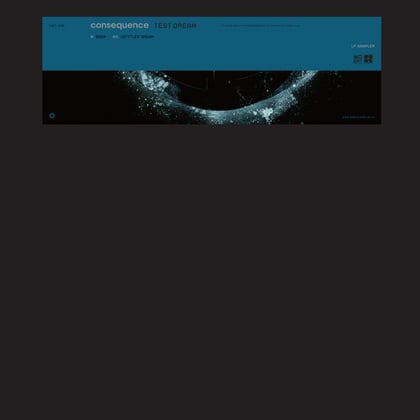 Test Dream (Sampler) album by Consequence - Drum and Bass Cover Art