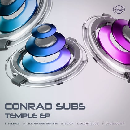 Temple EP album by Conrad Subs - Drum and Bass Cover Art