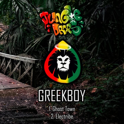 Jungle Drops 29 album by Greekboy - Drum and Bass Cover Art