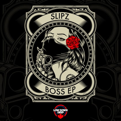 Boss album by Slipz & Madman & Poets - Drum and Bass Cover Art