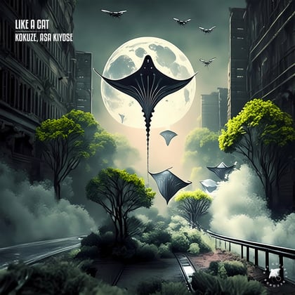 Like a Cat album by KOKUZE - Drum and Bass Cover Art