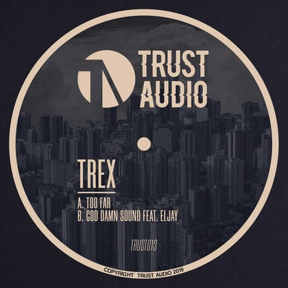 Too Far / God Damn Sound album by Teej, Trex & Eljay - Drum and Bass Cover Art