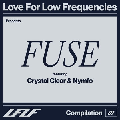 Feel Something album by Crystal Clear & Nymfo - Drum and Bass Cover Art
