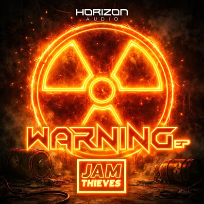 Warning EP album by Jam Thieves - Drum and Bass Cover Art