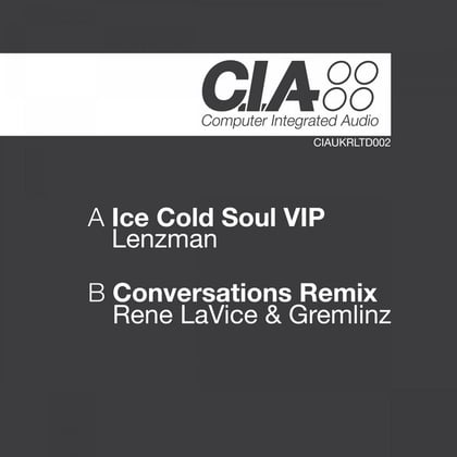 Ice Cold Soul (VIP) / Conversations (Rene LaVice & Gremlinz Remix) album by Lenzman, Switch & Mutt - Drum and Bass Cover Art