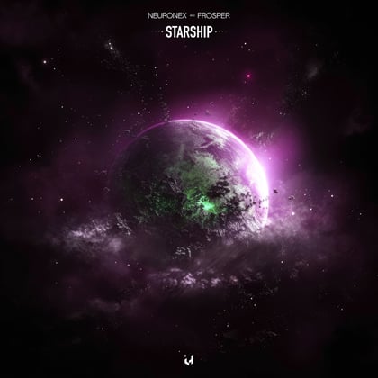 Starship album by Frosper - Drum and Bass Cover Art