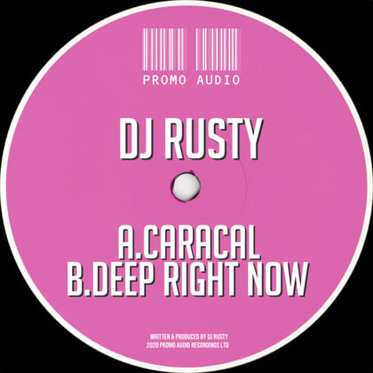 Caracal / Deep Right now album by DJ Rusty - Drum and Bass Cover Art