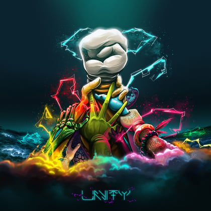 Apocalypse Now album by Burr Oak, Ganja White Night & PAV4N - Drum and Bass Cover Art