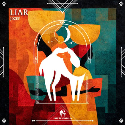 Liar album by Tengu, Jozef & Cafe De Anatolia - Drum and Bass Cover Art