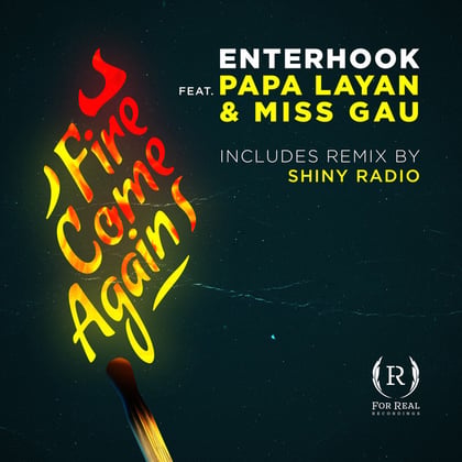 Fire Come Again album by Shiny Radio - Drum and Bass Cover Art