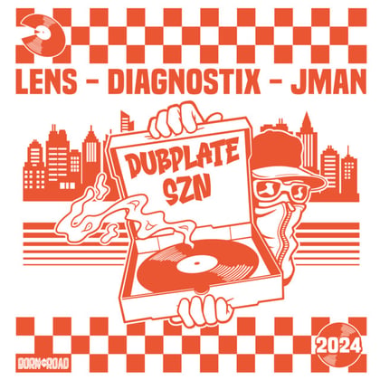 Dubplate SZN album by Lens, Diagnostix & Jman - Drum and Bass Cover Art