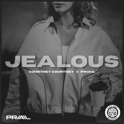 Jealous album by PRVAIL & Courtney Courtney - Drum and Bass Cover Art
