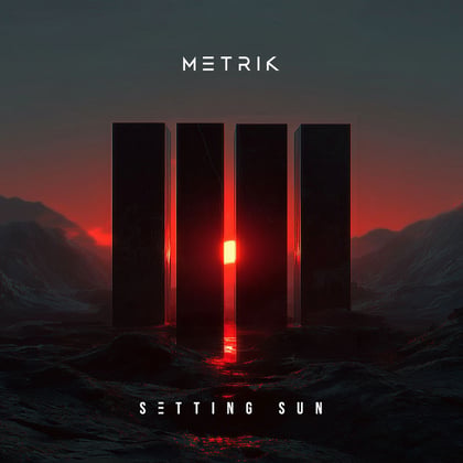 Setting Sun album by Metrik - Drum and Bass Cover Art