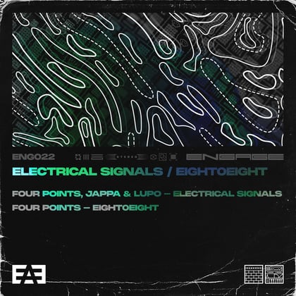 Electrical Signals / Eight0Eight album by Jappa, Lupo & Four Points - Drum and Bass Cover Art