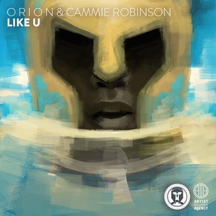 Like U album by Andromedik, O R I O N & Cammie Robinson - Drum and Bass Cover Art