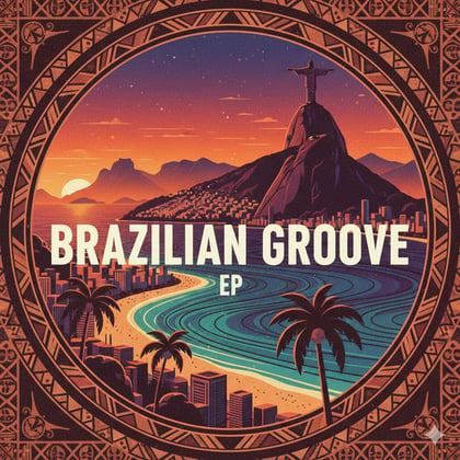 Brazilian Groove EP album by Fabio Kura - Drum and Bass Cover Art
