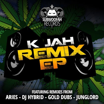 Remix EP album by K Jah - Drum and Bass Cover Art