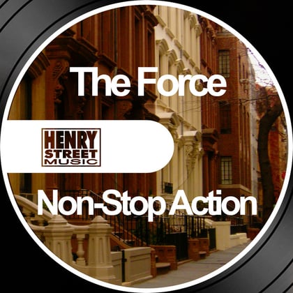 Non-Stop Action album by The Force - Drum and Bass Cover Art