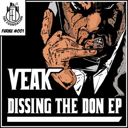 Dissin The Don album by Salaryman, Veak & Brian Brainstorm - Drum and Bass Cover Art
