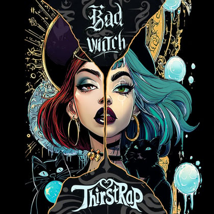Bad Witch album by Beat Kitty - Drum and Bass Cover Art
