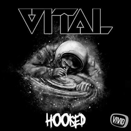 Hooked album by Vital - Drum and Bass Cover Art