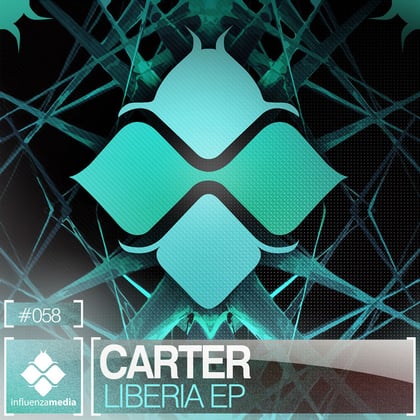 Liberia EP album by Carter - Drum and Bass Cover Art