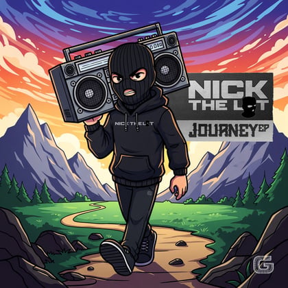 Journey album by Nick The Lot - Drum and Bass Cover Art