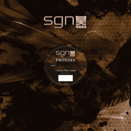 Critical Force / Layers album by Proxima - Drum and Bass Cover Art