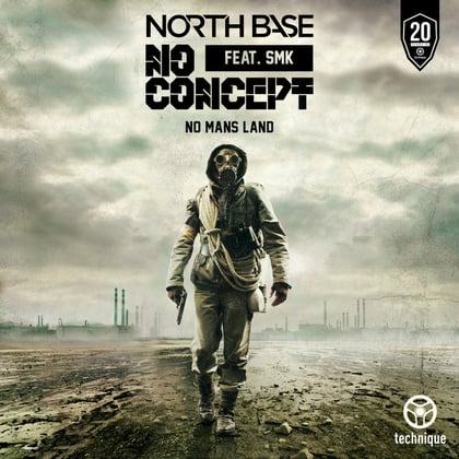 No Mans Land album by North Base & No Concept - Drum and Bass Cover Art