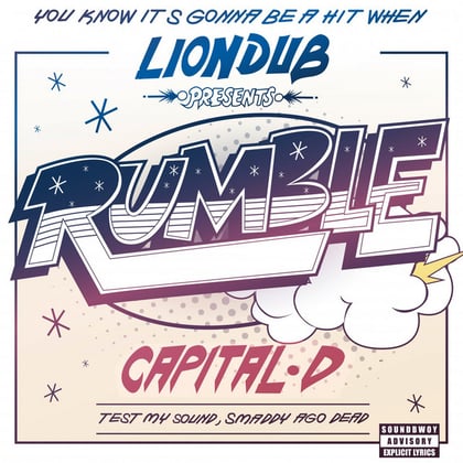 Rumble album by Liondub - Drum and Bass Cover Art