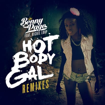 Hot Body Gal (Remixes) album by Benny Page - Drum and Bass Cover Art